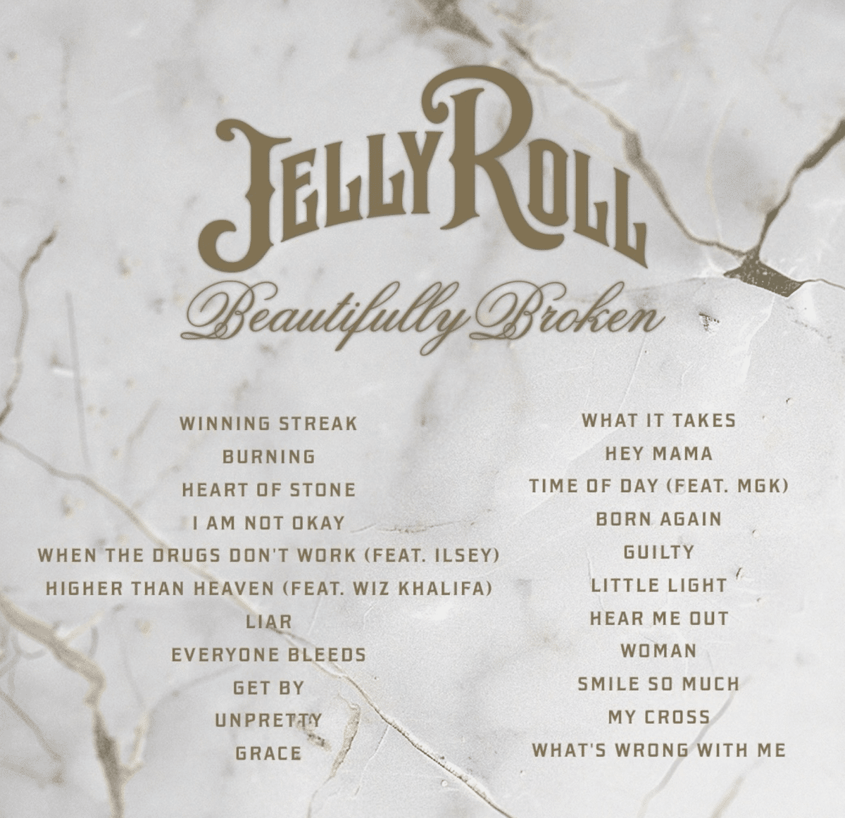 Jelly Roll Releases His New Album, "Beautifully Broken"